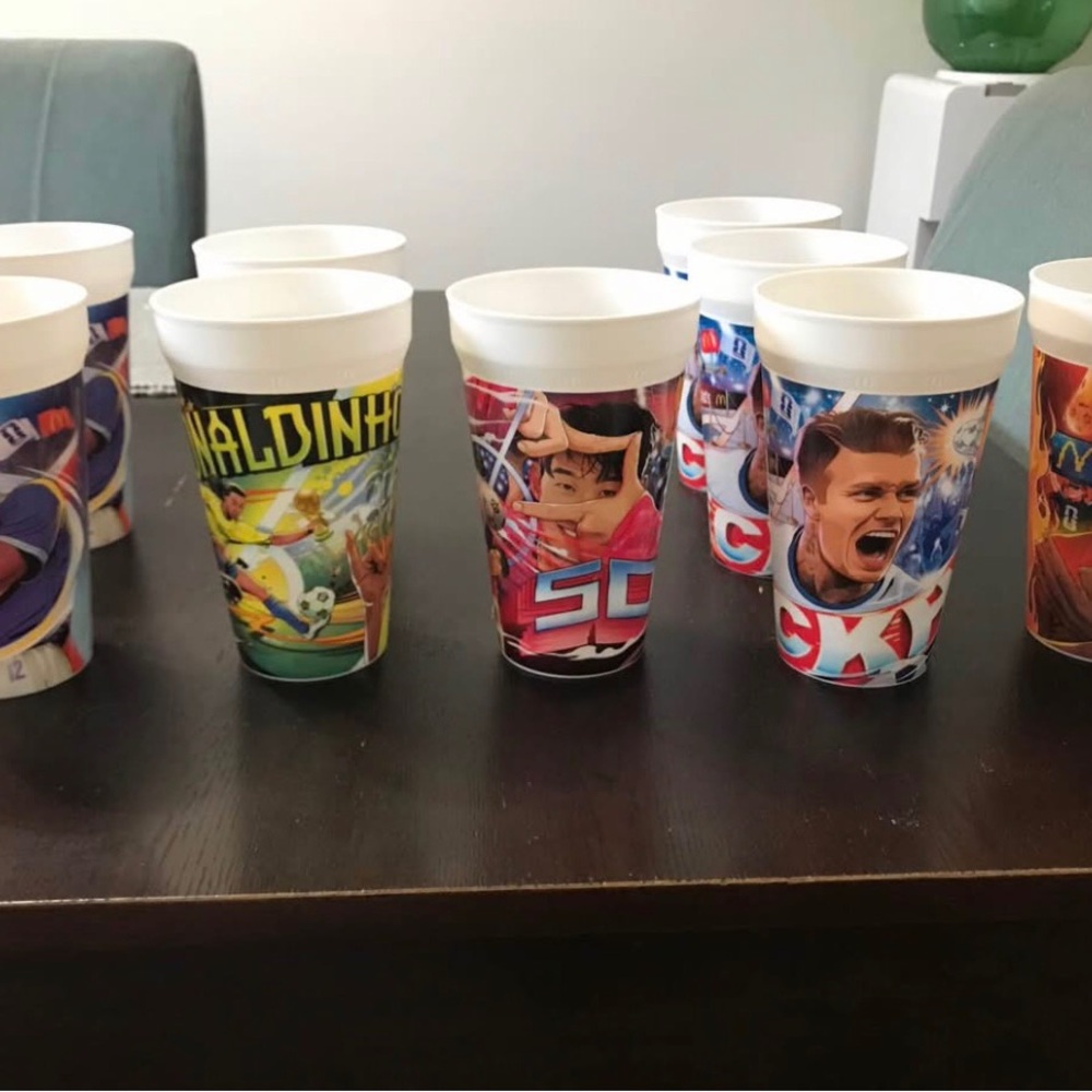 McDonald's Multicolor FIFA world cups Plastic
